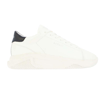 White - Front - Lavair Mens Lavair Nappa Leather Heel Tab Trainers
