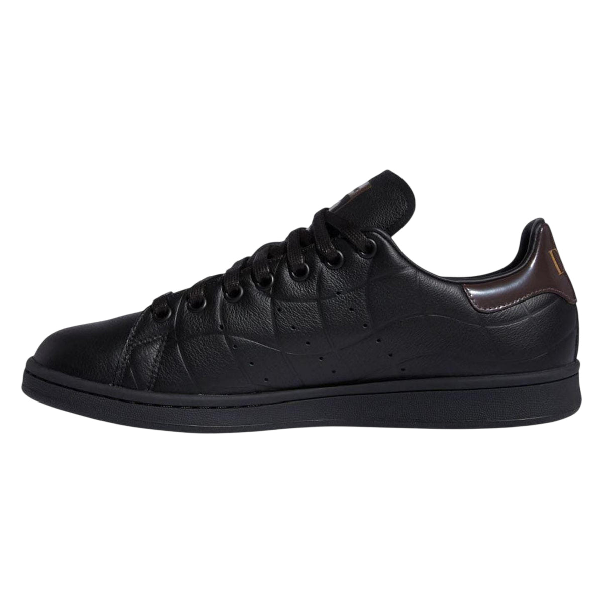 Black - Back - Adidas Mens Stan Smith Leather Flat Trainers
