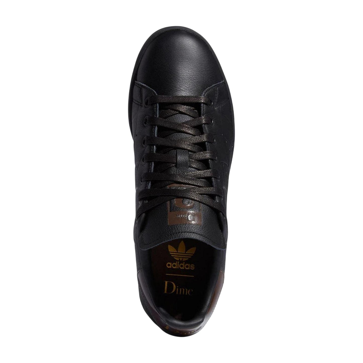 Black - Side - Adidas Mens Stan Smith Leather Flat Trainers