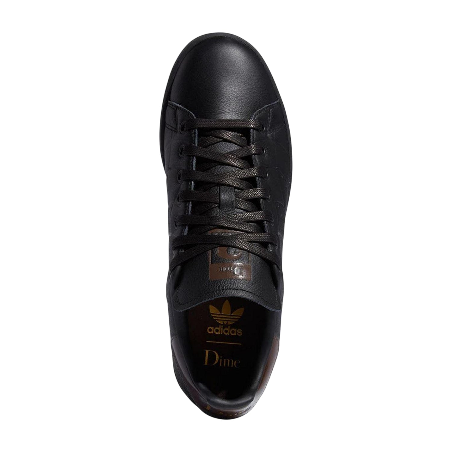 Black - Side - Adidas Mens Stan Smith Leather Flat Trainers