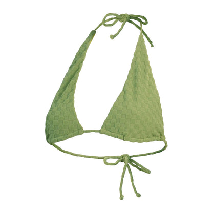 Green - Front - Speedo Womens-Ladies Triangle Bikini Top