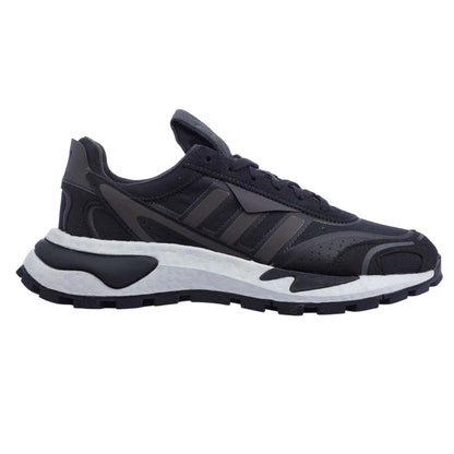 Peach - Front - Adidas Mens Retropy P9 Leather Trainers