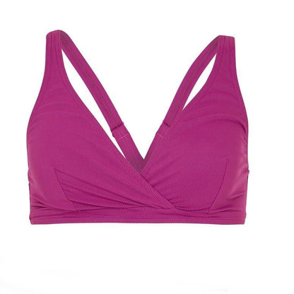 Purple - Back - Speedo Womens-Ladies Maternity Two-Piece Swimsuit