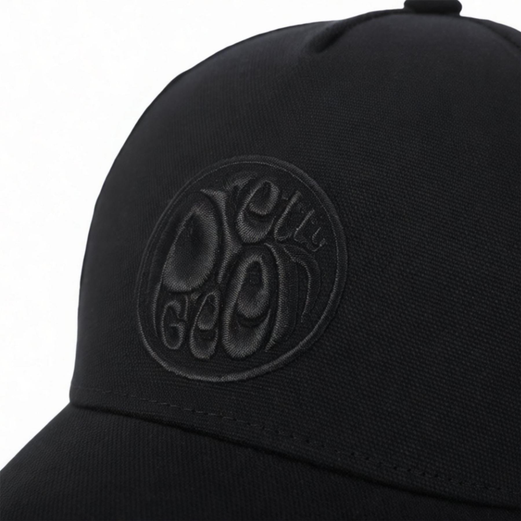 Black - Lifestyle - Pretty Green Embroidered Logo Baseball Cap
