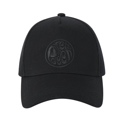 Black - Front - Pretty Green Embroidered Logo Baseball Cap