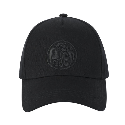 Black - Front - Pretty Green Embroidered Logo Baseball Cap