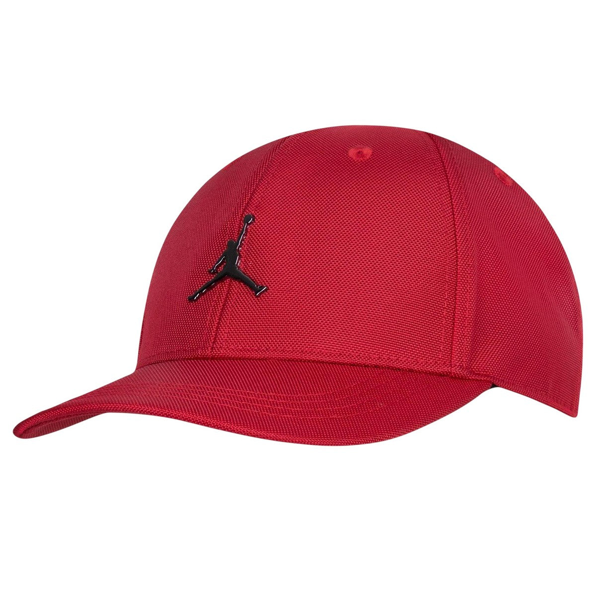 Red-Black - Front - Nike Childrens-Kids Jordan Curved Baseball Cap