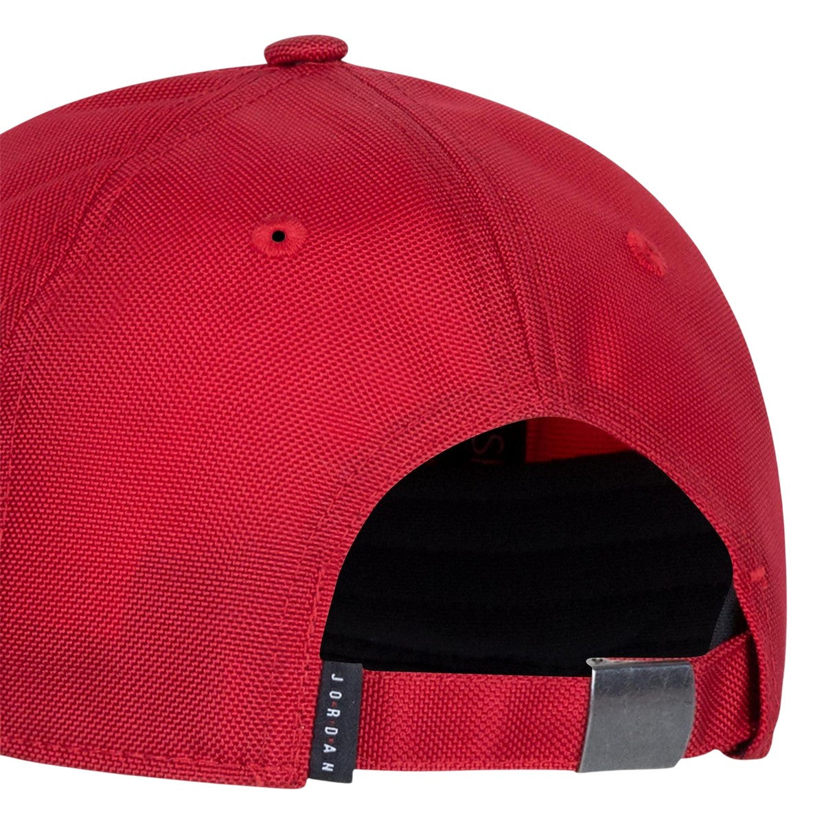 Red-Black - Back - Nike Childrens-Kids Jordan Curved Baseball Cap