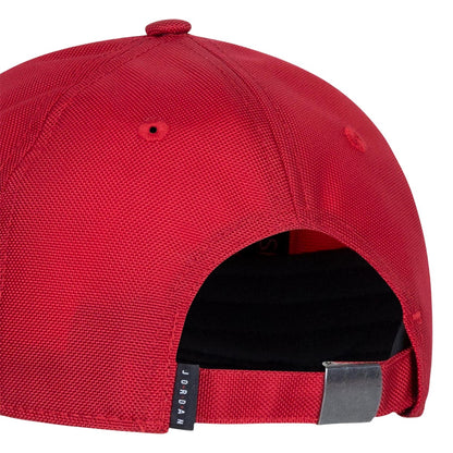 Red-Black - Back - Nike Childrens-Kids Jordan Curved Baseball Cap