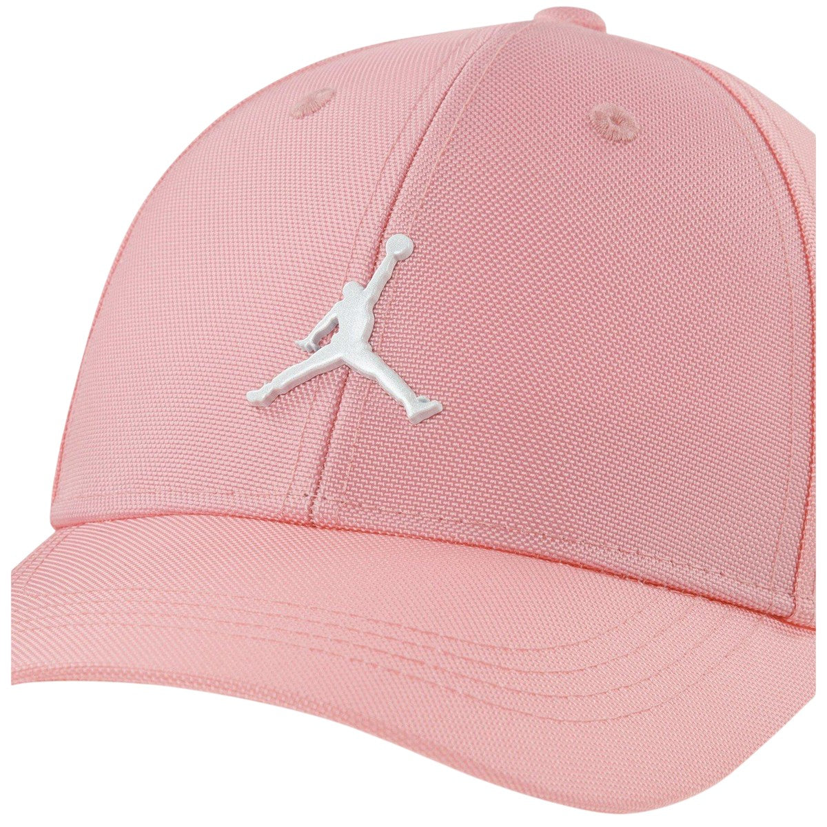 Soft Pink-White - Front - Nike Childrens-Kids Jordan Curved Baseball Cap
