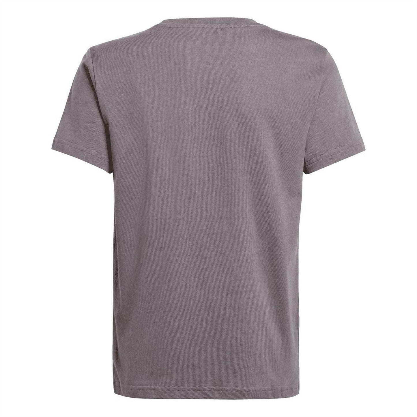 Grey - Back - Adidas Childrens-Kids Originals Trefoil T-Shirt