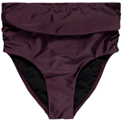 Purple - Front - Panos Emporio Womens-Ladies High Waist Bikini Bottoms