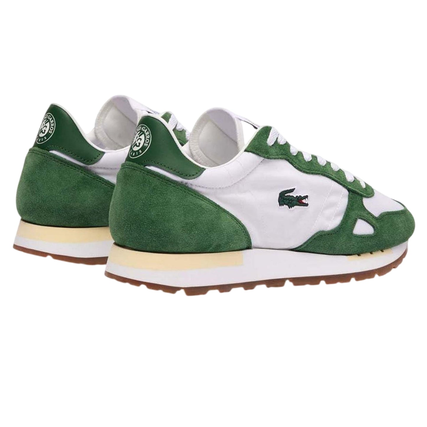 White - Back - Lacoste Mens Partner 70 Suede Trainers