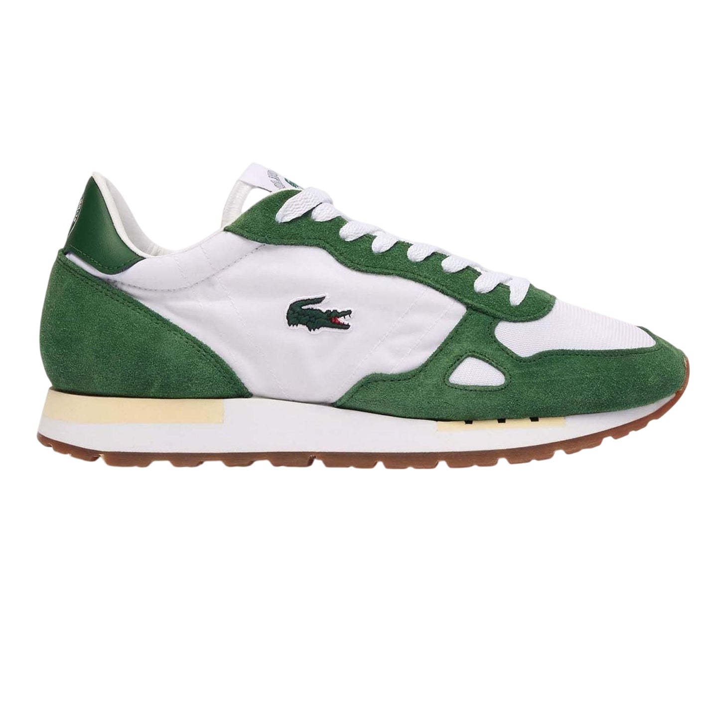 White - Front - Lacoste Mens Partner 70 Suede Trainers