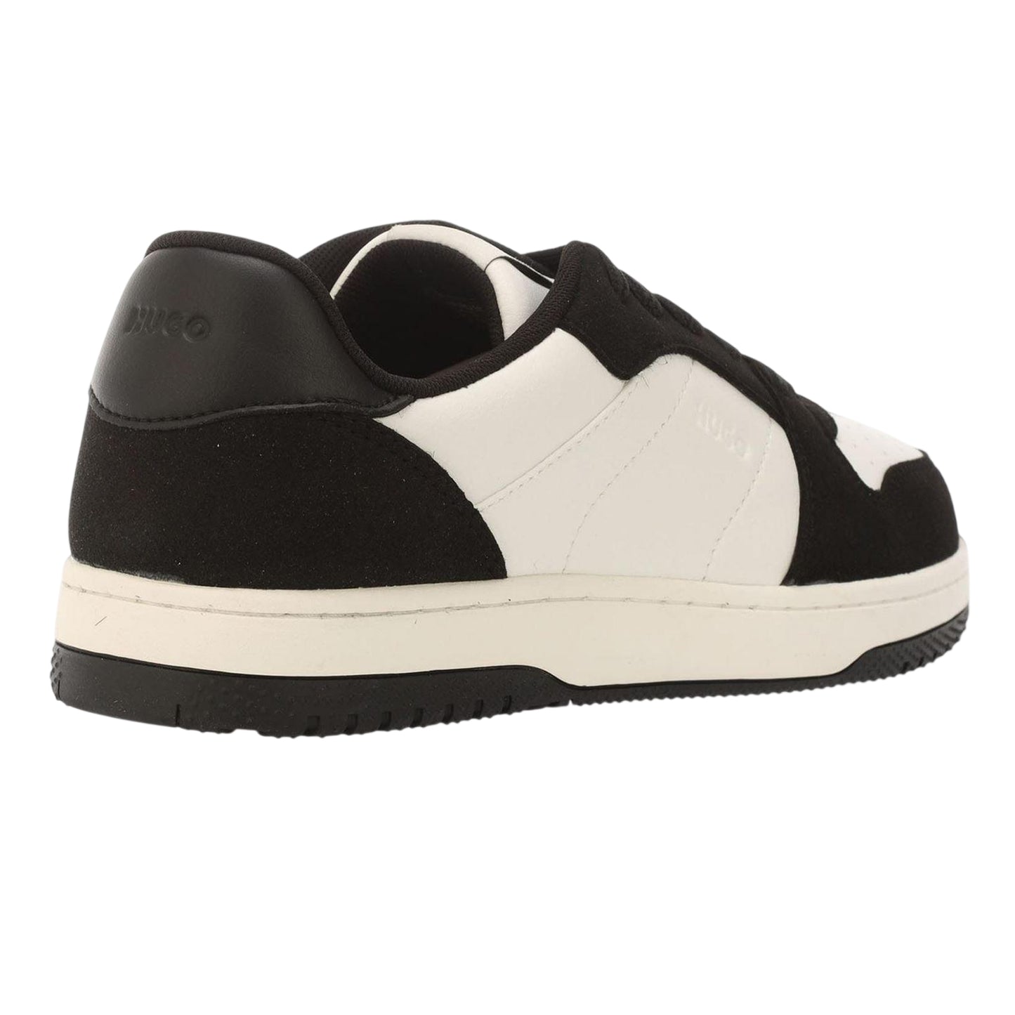 White - Back - Hugo Womens-Ladies Hadrian Polyester Trainers
