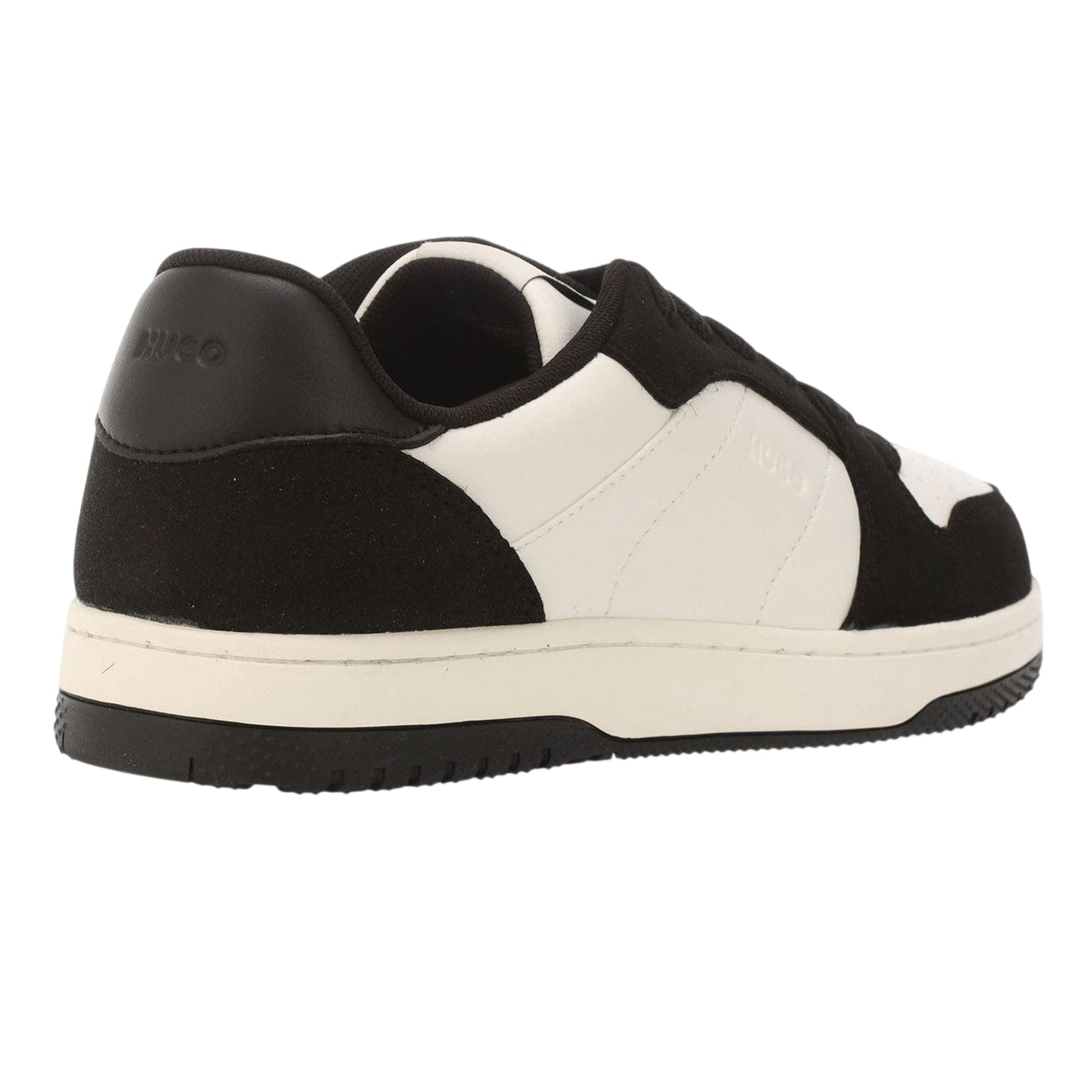 White - Back - Hugo Womens-Ladies Hadrian Polyester Trainers