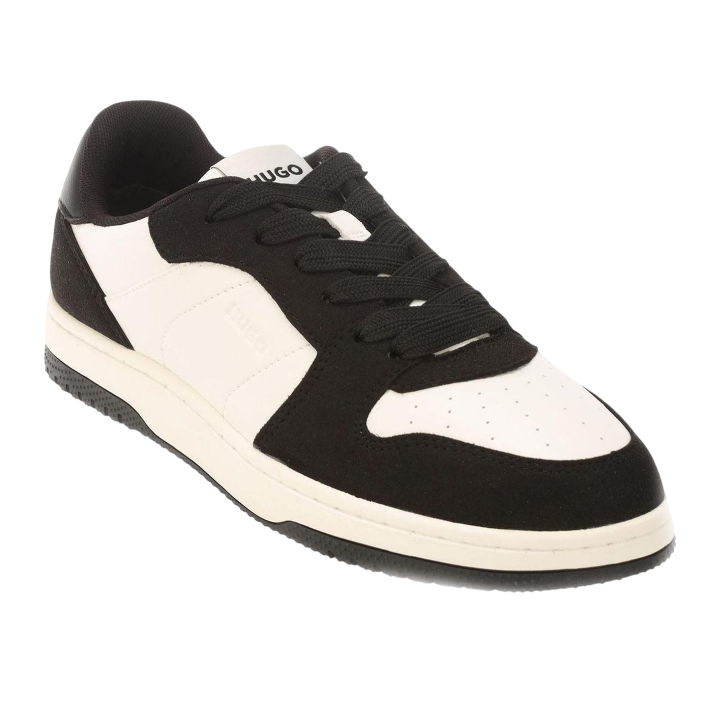 White - Side - Hugo Womens-Ladies Hadrian Polyester Trainers