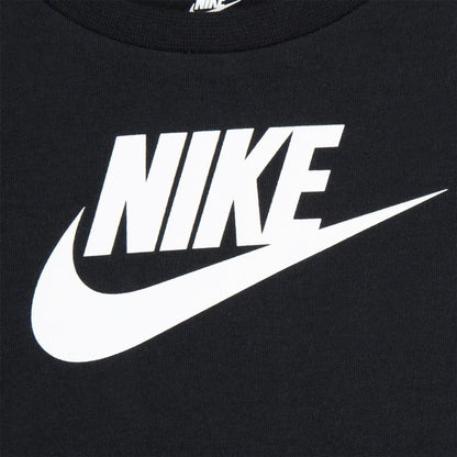 Black - Side - Nike Baby Swoosh Crew Neck Regular T-Shirt