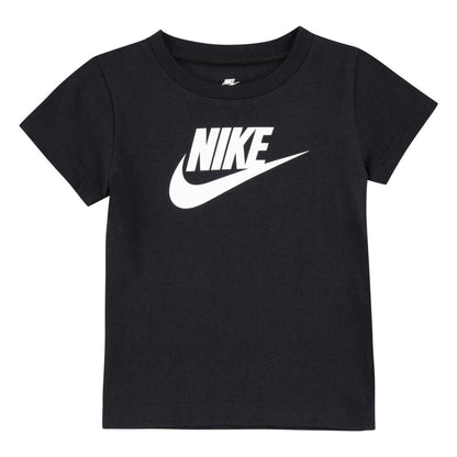 Black - Front - Nike Baby Swoosh Crew Neck Regular T-Shirt