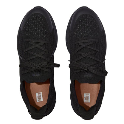 Black - Side - Fit Flop Mens FFX Knitted Trainers