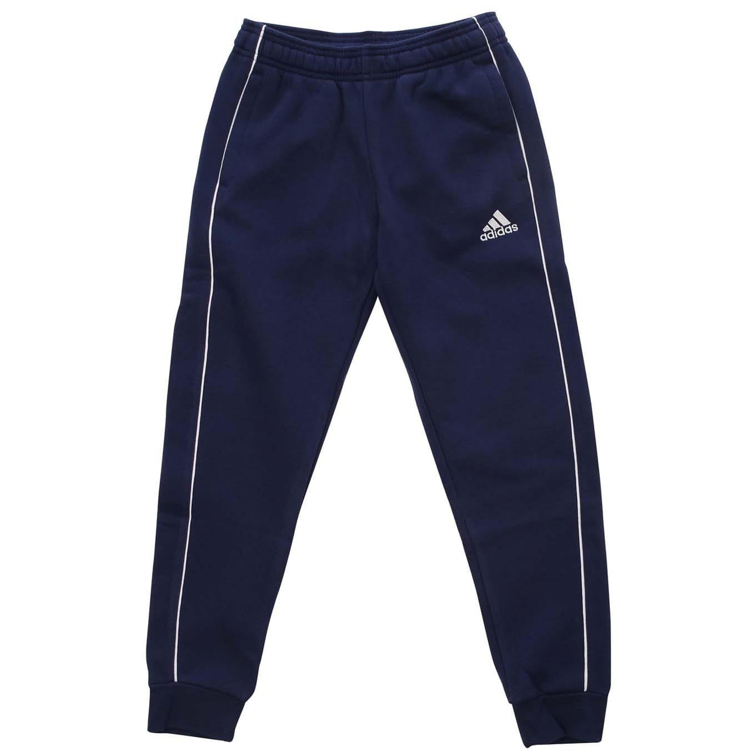 Blue-White - Front - Adidas Childrens-Kids Core 18 Jogging Bottoms