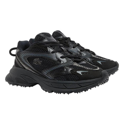 Black - Side - Lacoste Womens-Ladies L003 Neo Shot Trainers