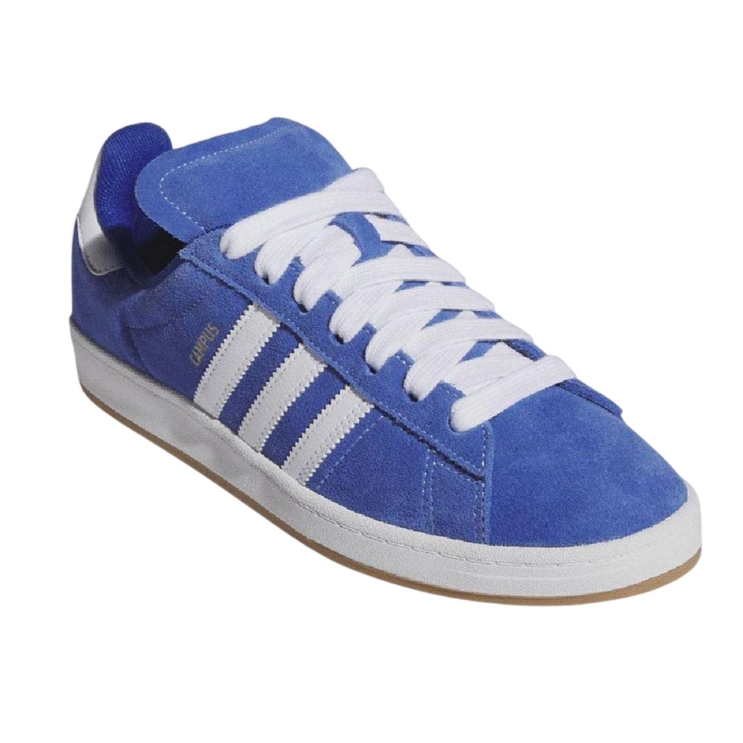 Blue - Side - Adidas Mens Campus Suede Trainers