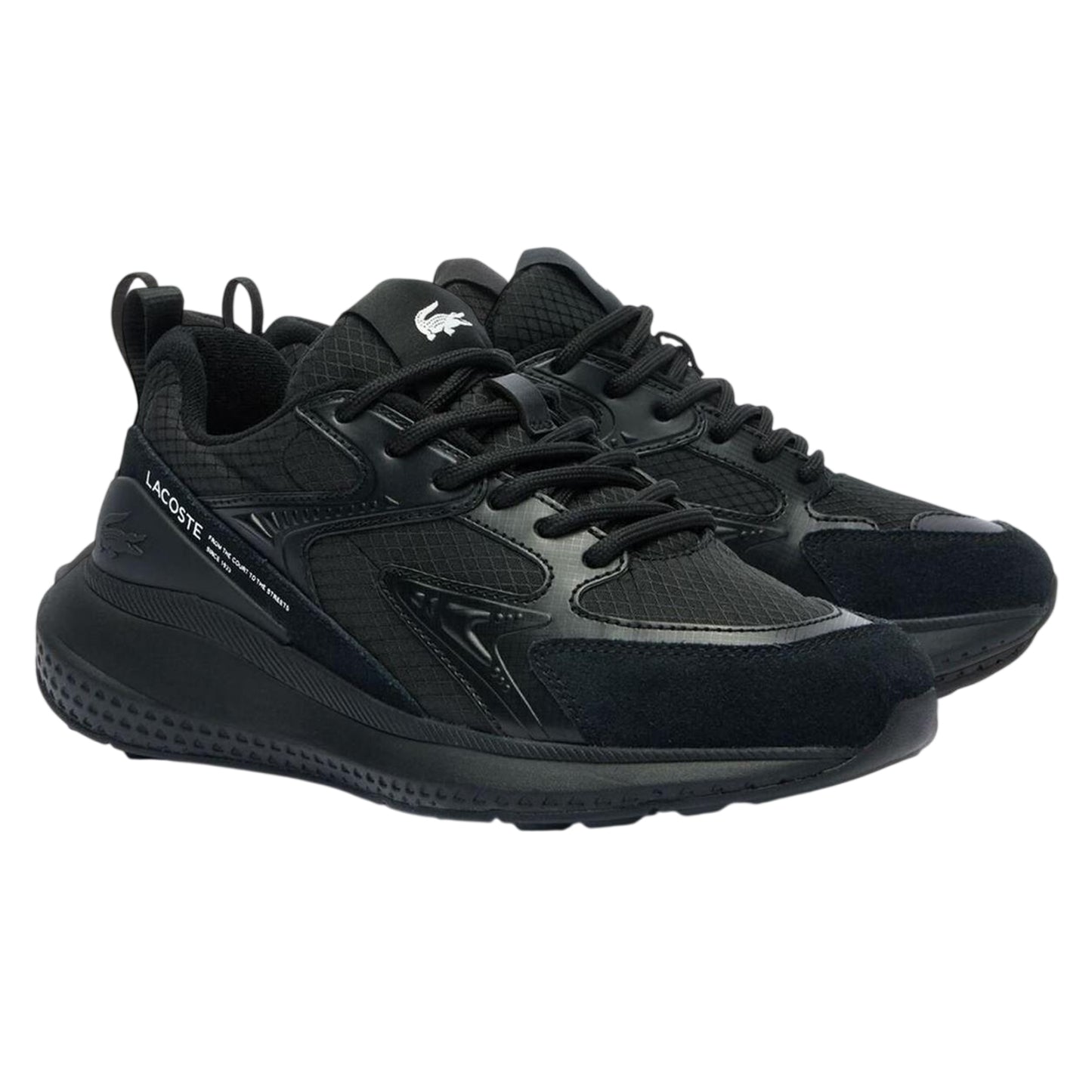 Black - Side - Lacoste Womens-Ladies L003 Evo Ortholite Trainers