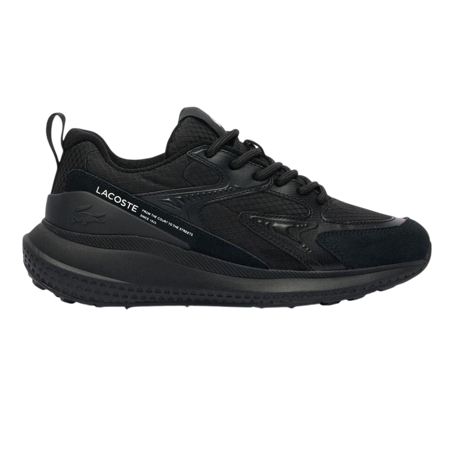 Black - Front - Lacoste Womens-Ladies L003 Evo Ortholite Trainers
