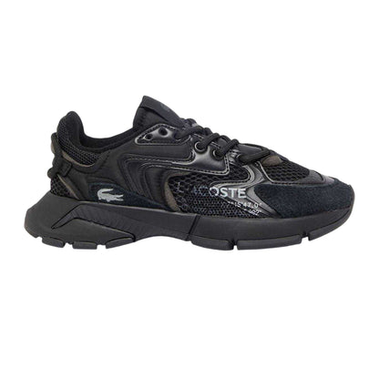 Black - Front - Lacoste Womens-Ladies L003 Neo Suede Trainers