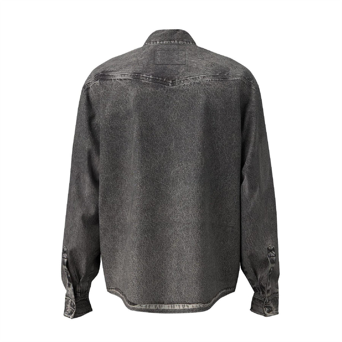 Black-Grey - Back - Diesel Mens Gils Denim Shirt