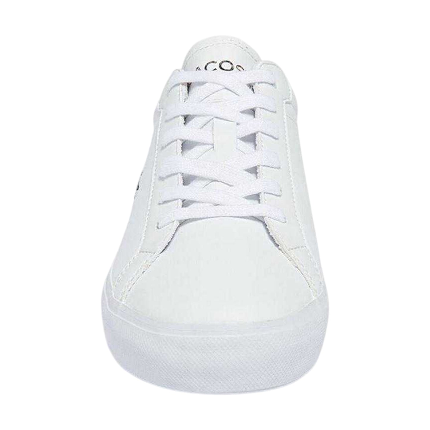 White - Side - Lacoste Childrens-Kids Powercourt Logo Trainers