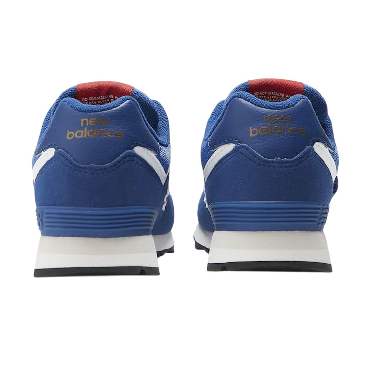 Blue - Back - New Balance Childrens-Kids 574 Hook and Loop Trainers