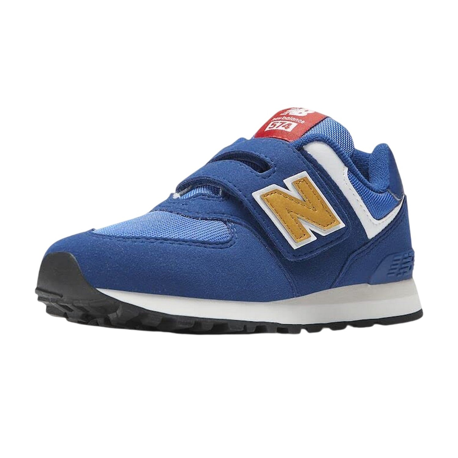 Blue - Lifestyle - New Balance Childrens-Kids 574 Hook and Loop Trainers