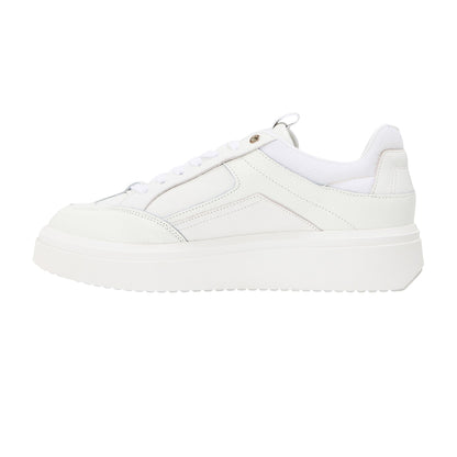 White - Back - Steve Madden Mens Orlando Leather Trainers