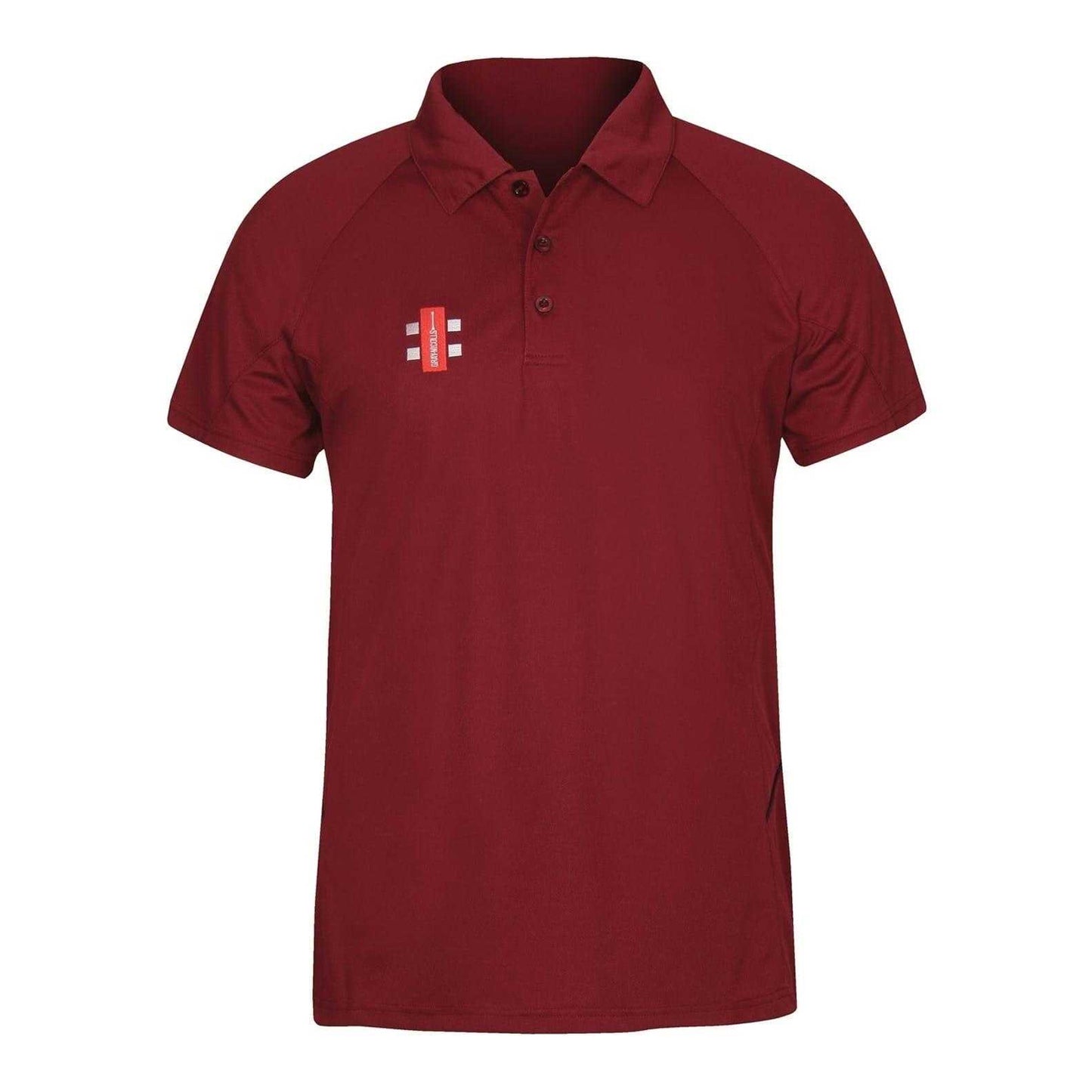 Maroon - Front - Gray-Nicolls Mens Matrix Polo Shirt
