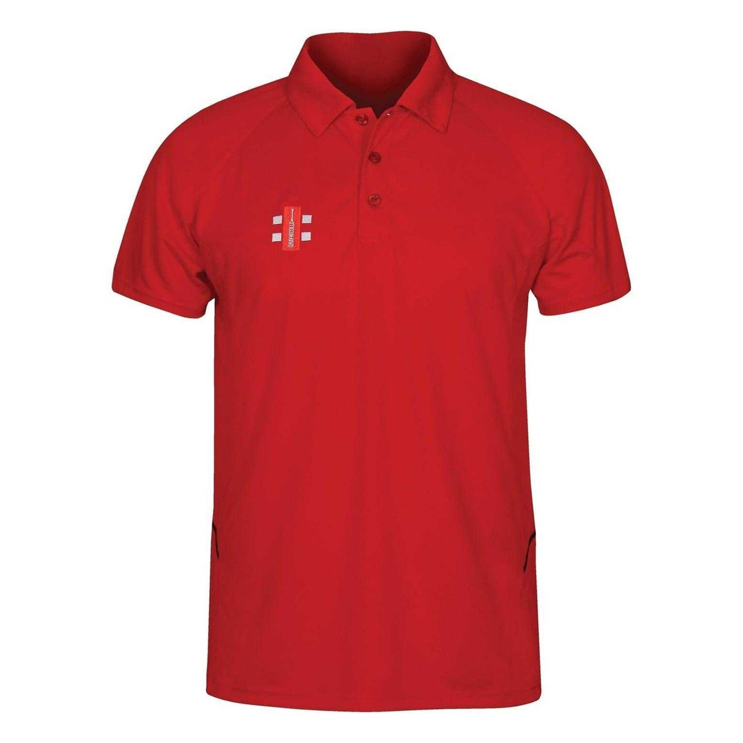 Red - Front - Gray-Nicolls Mens Matrix Polo Shirt