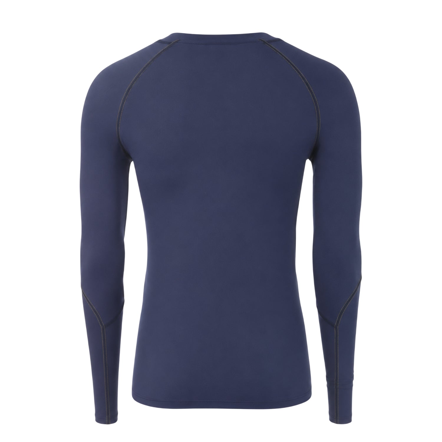 Navy - Back - Skins Mens Series-3 Compression Athletic Base Layer Top