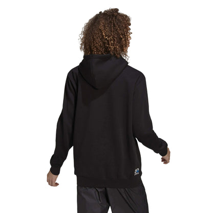 Black - Back - Adidas Mens Common Memory Fleece Hoodie