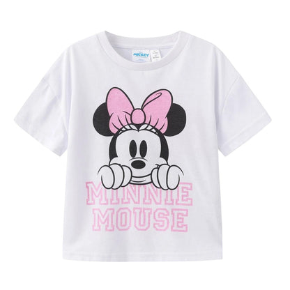White - Front - Disney Baby Minnie Mouse T-Shirt