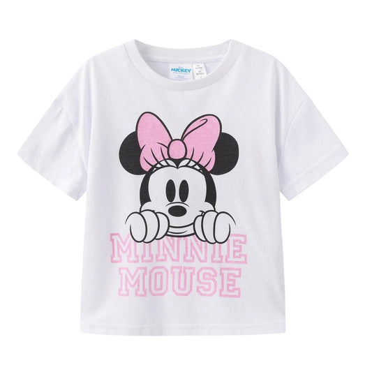 White - Front - Disney Baby Minnie Mouse T-Shirt