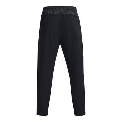 Black - Back - Under Armour Mens Rush Woven Jogging Bottoms