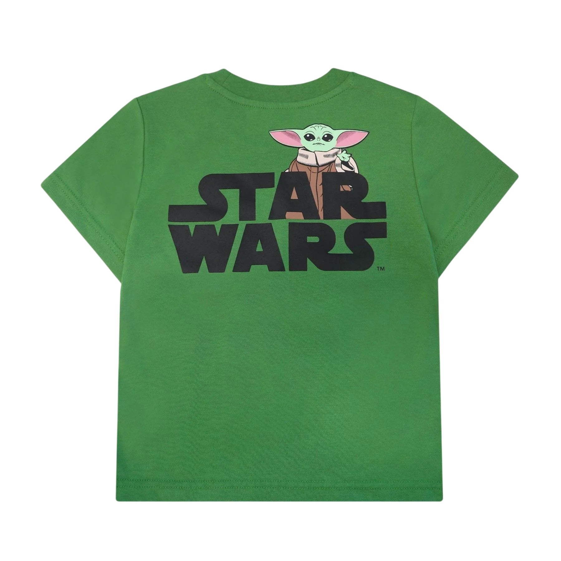 Green - Back - Star Wars The Mandalorian Childrens-Kids Grogu T-Shirt