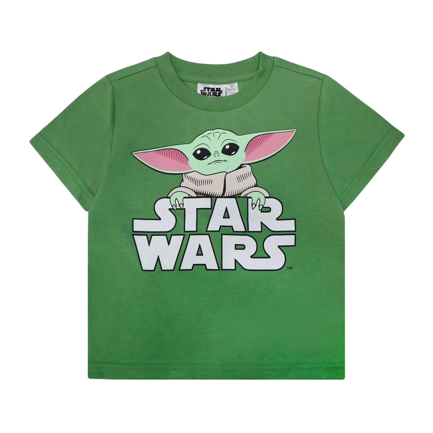 Green - Front - Star Wars The Mandalorian Childrens-Kids Grogu T-Shirt