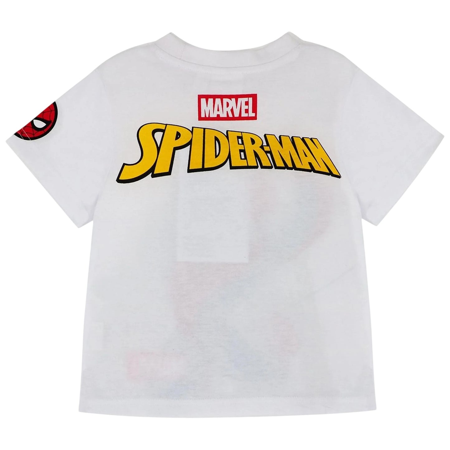 White - Back - Spider-Man Childrens-Kids T-Shirt
