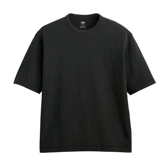 Black - Front - Levis Mens Heavyweight Boxy T-Shirt