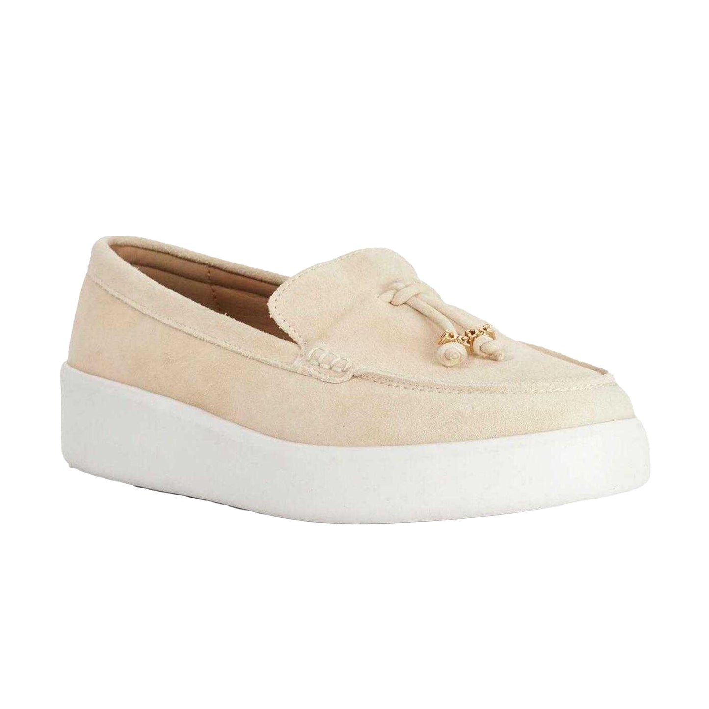 Taupe - Lifestyle - Dune London Womens-Ladies Gasket Tassel Loafers