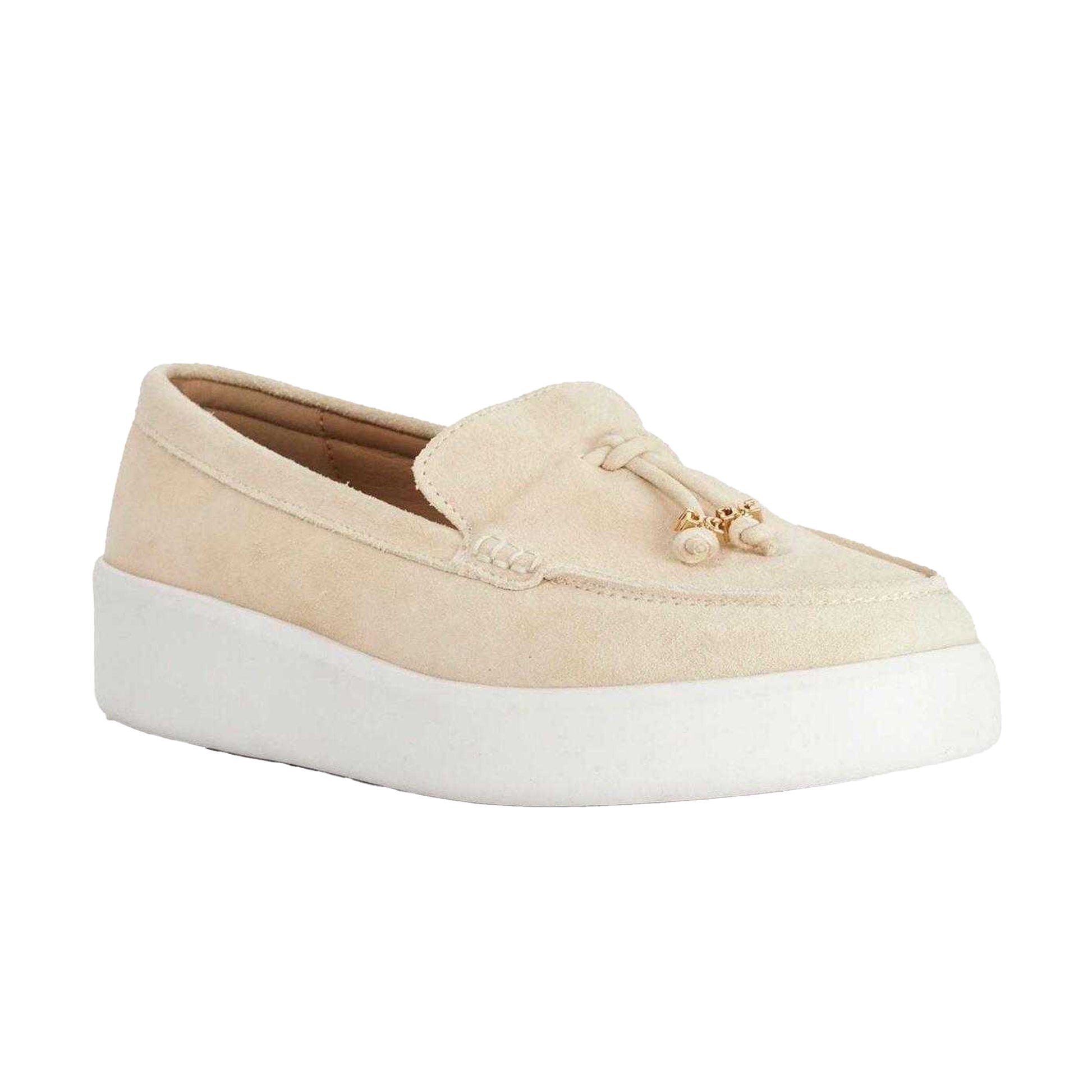 Taupe - Lifestyle - Dune London Womens-Ladies Gasket Tassel Loafers