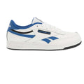 White-Blue-Black - Lifestyle - Reebok Childrens-Kids Club C Revenge Leather Trainers