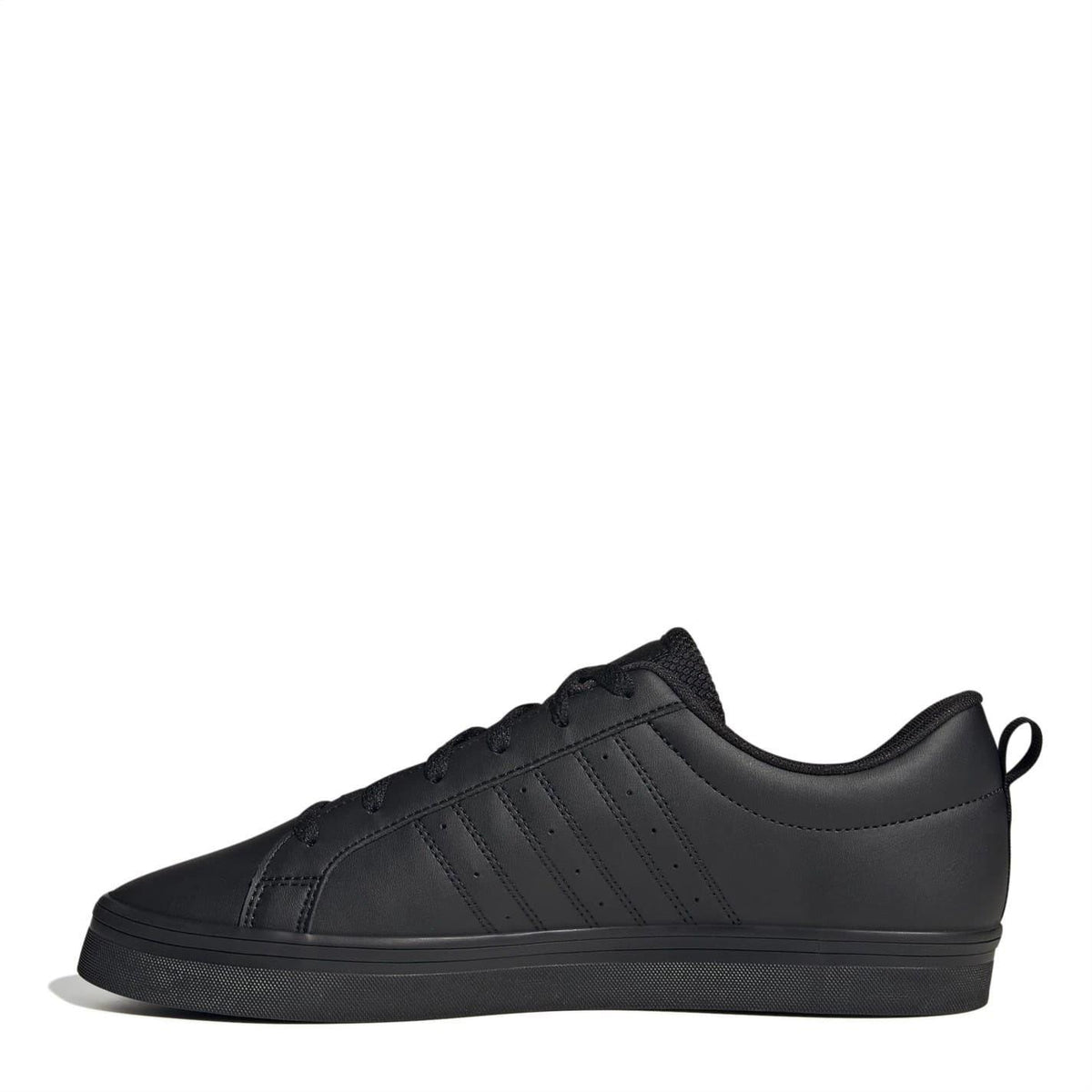 Triple Black - Back - Adidas Mens VS Pace 2.0 3 Stripes Trainers